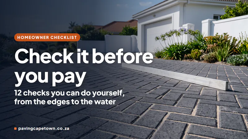 How to Spot Bad Paving Work BEFORE You Pay Your Contractor